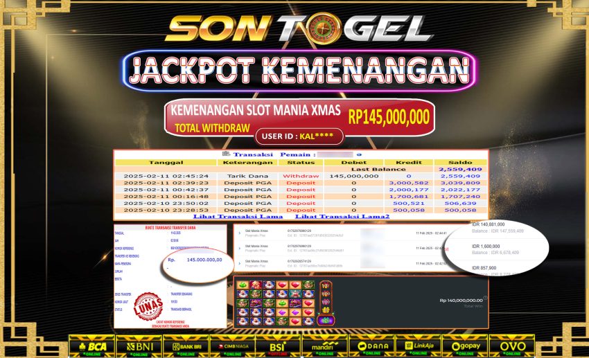 Bukti JP Sontogel kemenangan berapapun akan dibayarkan tuntas tanpa kekurangna sepersenpun langsung saja bermain disitus kami