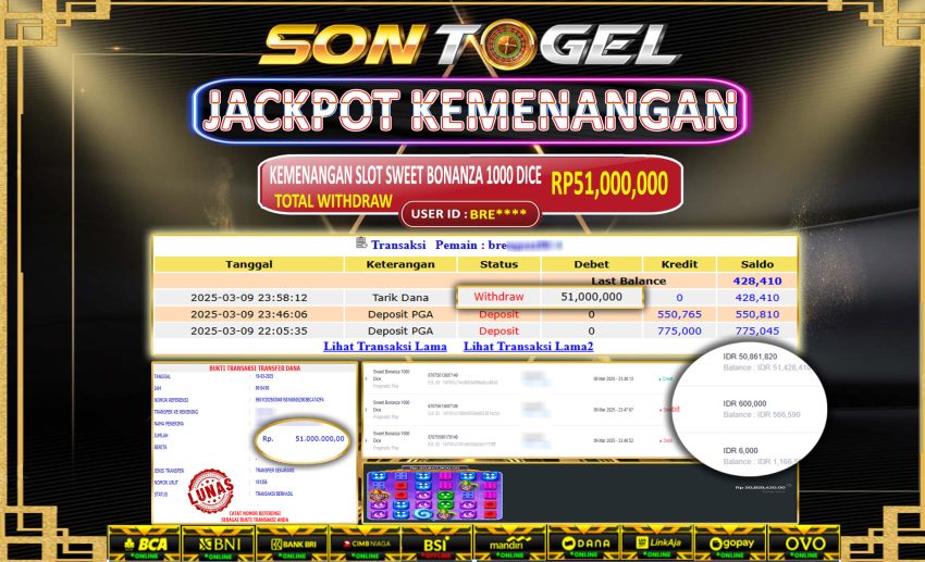 Bukti JP Sontogel kemenangan berapapun akan dibayarkan tuntas tanpa kekurangna sepersenpun langsung saja bermain disitus kami