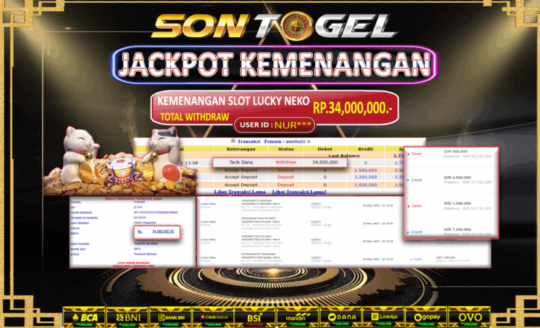 Bukti JP Sontogel kemenangan berapapun akan dibayarkan tuntas tanpa kekurangan sepersenpun langsung saja bermain disitus kami